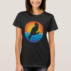 Parrot Retro Vintage 60s 70s Sunset Bird Lovers Me T-Shirt