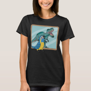 Parrot & Rex Reflection I Blue throated Macaw T-Shirt