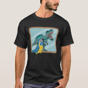 Parrot & Rex Reflection I Blue throated Macaw T-Shirt