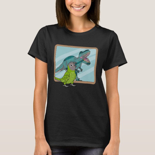 Parrot & Rex Reflection I Dusky headed Conure T-Shirt (Front)