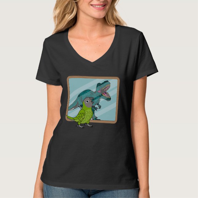 Parrot & Rex Reflection I Dusky headed Conure T-Shirt (Front)