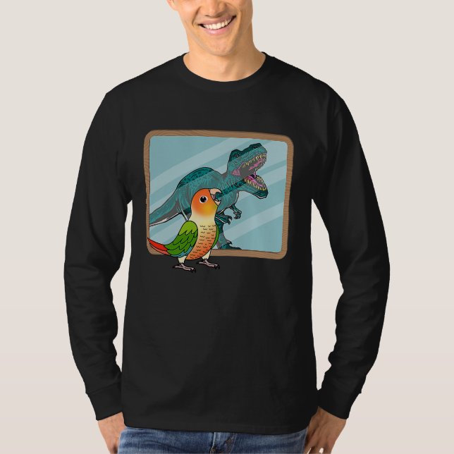 Parrot & Rex Reflection I Green Cheek Pineapple Co T-Shirt (Front)