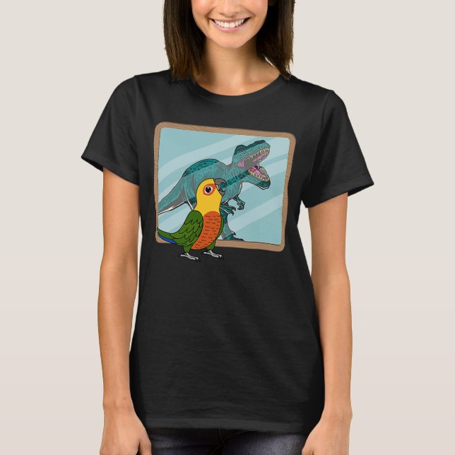 Parrot & Rex Reflection I Jenday Conure T-Shirt (Front)