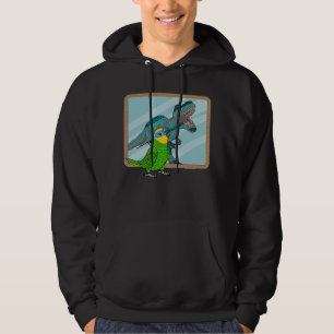Parrot & Rex Reflection I Orange winged Amazon Hoodie