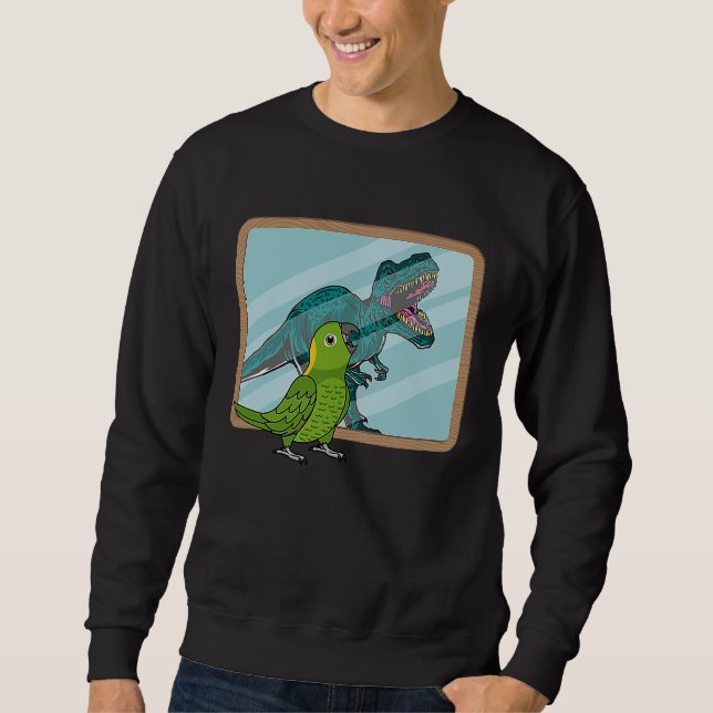 Parrot & Rex Reflection I Yellow naped Amazon Sweatshirt (Front)