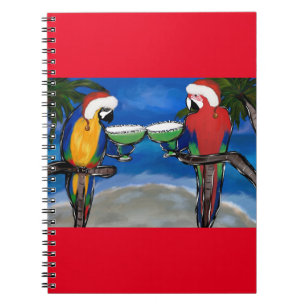 Parrot Santa Notebook
