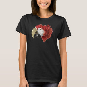 Parrot Scarlet Macaw Tropical Birds Watercolor Ill T-Shirt