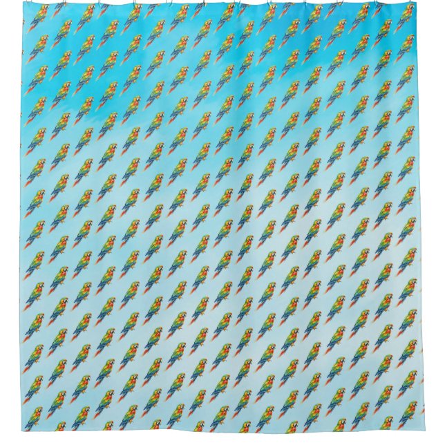 Parrot Shower Curtain (Front)