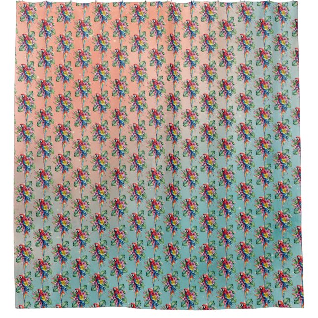 Parrot Shower Curtain (Front)