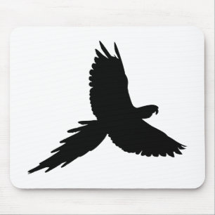 Parrot Silhouette Mouse Mat