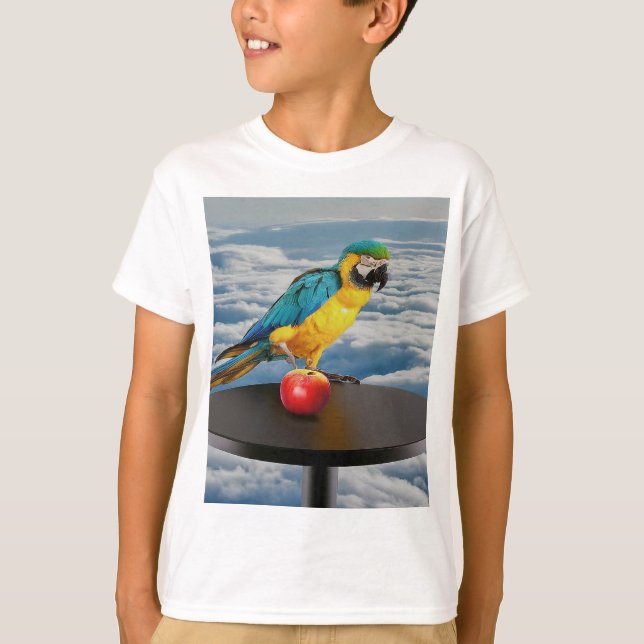 Parrot t-shirts for kids (Front)