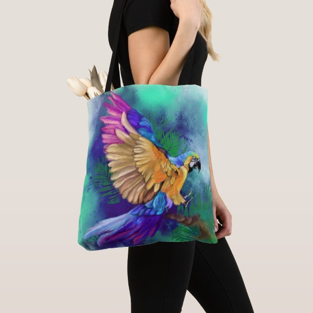 Parrot Tote Bag (Close Up)