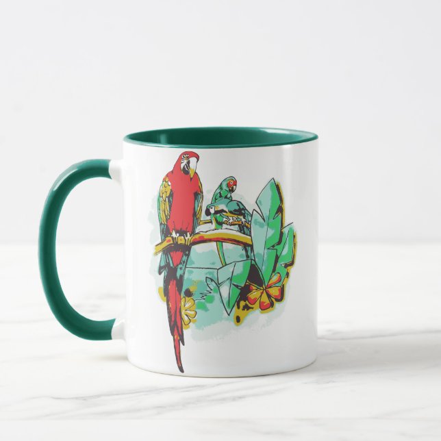 Parrot Trio Mug (Left)