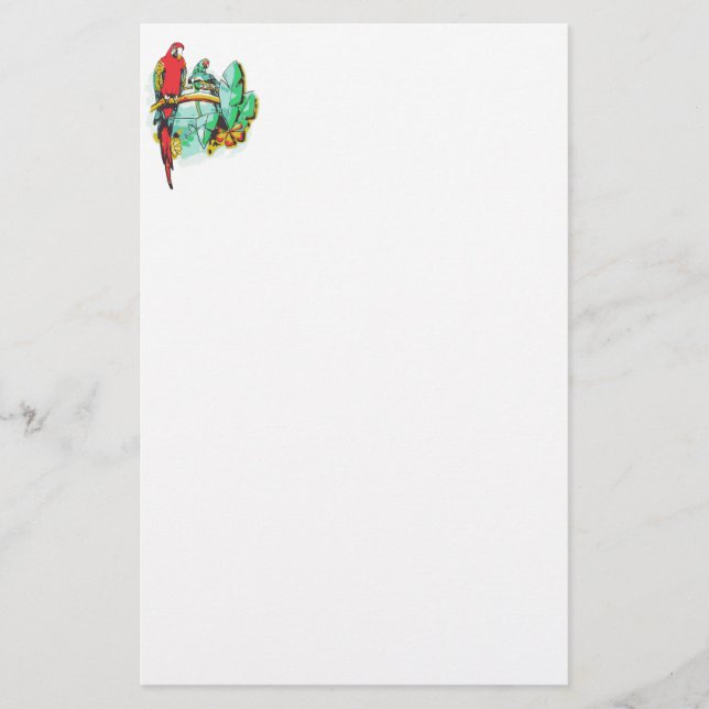 Parrot Trio Stationery (Front)