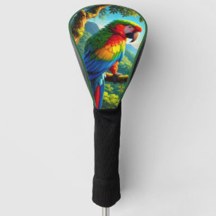 Parrot Tropical Macaw "Bird Lover" Golf Head Cover