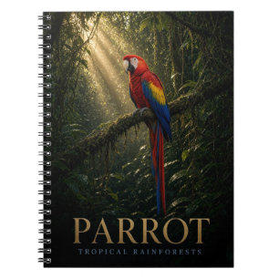 Parrot Tropical Rainforests Wildlife ANIMAL Notebook