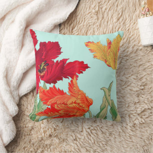 Parrot tulip, Floral  Cushion