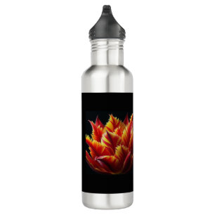 Parrot Tulip Floral Red and Yellow 710 Ml Water Bottle