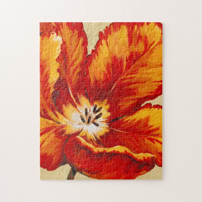 Parrot Tulip I Jigsaw Puzzle (Vertical)