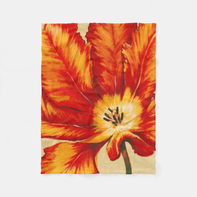 Parrot Tulip II Fleece Blanket (Front)