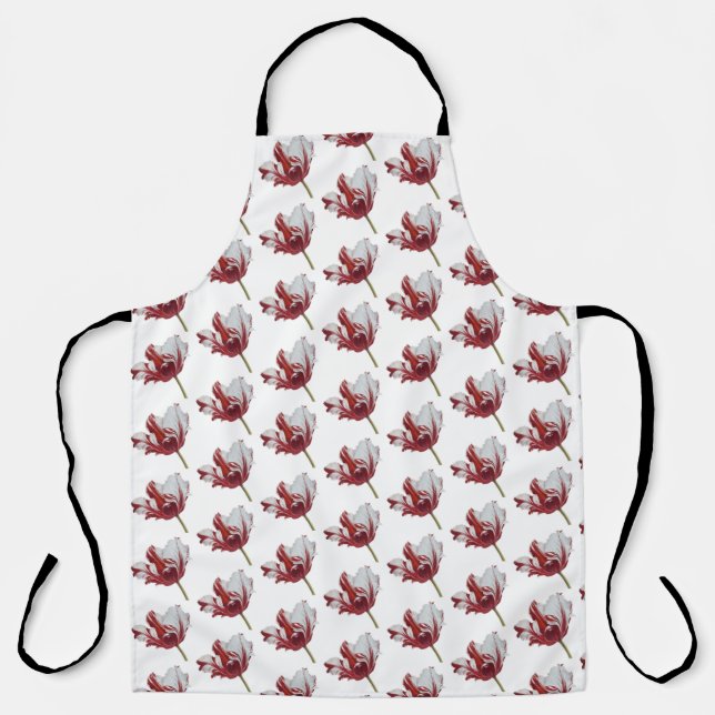 Parrot Tulip long Apron (Front)