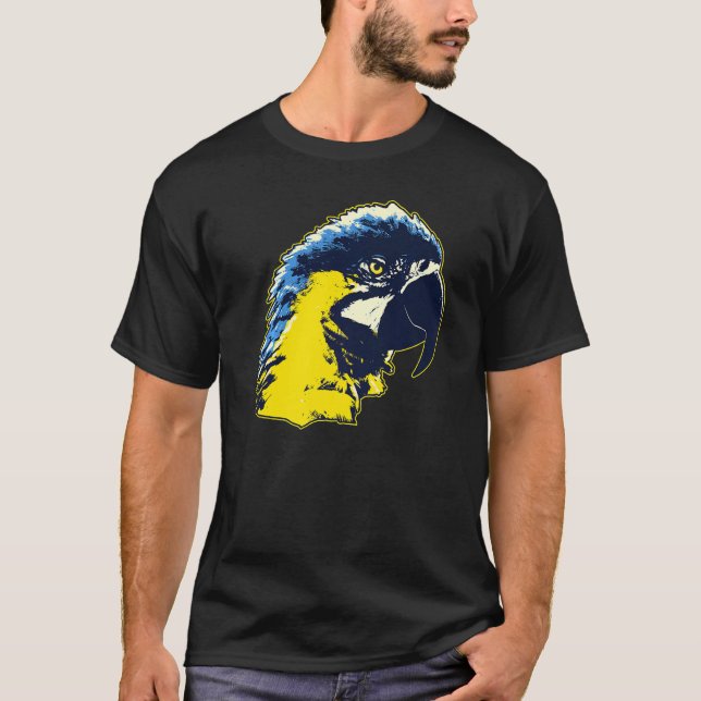 Parrot Vector  Parrot Lover T-Shirt (Front)