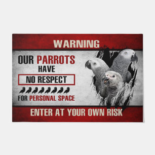 Parrot Welcome Mat, Parrot Lovers, Funny Parrot Do Doormat
