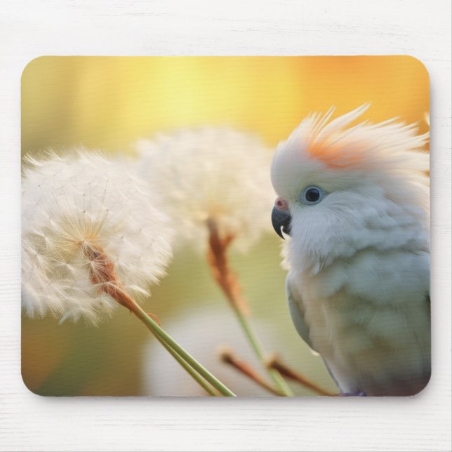 Parrot Wild Bird Animal Tranquil Peace Mouse Mat (Front)