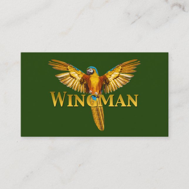 Parrot Wingman Business Card (Front)