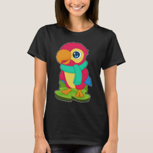 Parrot Winter Scarf T-Shirt