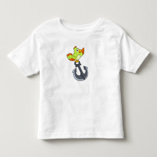 Parrot with Anchor Toddler T-Shirt