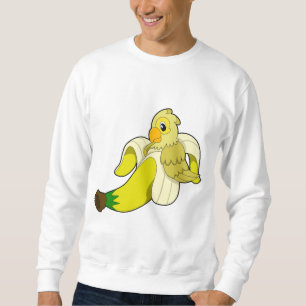 Parrot with Banana Sweatshirt