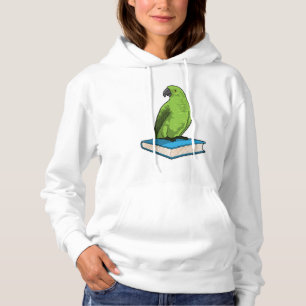 Parrot with Book Hoodie