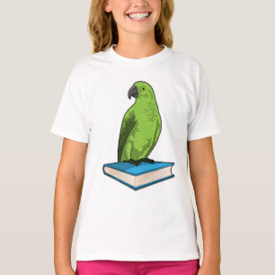 Parrot with Book T-Shirt