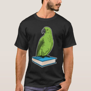 Parrot with Book T-Shirt
