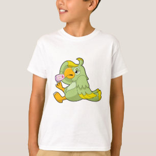 Parrot with Clinical thermometer T-Shirt