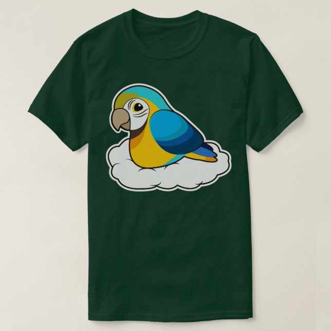 Parrot with Cloud T-Shirt (Design Front)