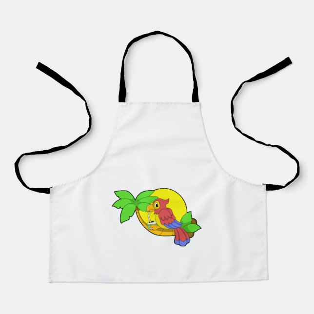 Parrot with Coconut Apron (Front)