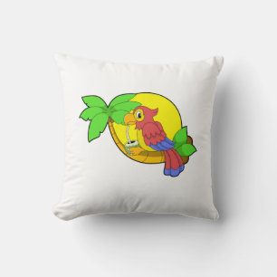 Parrot with Coconut Cushion