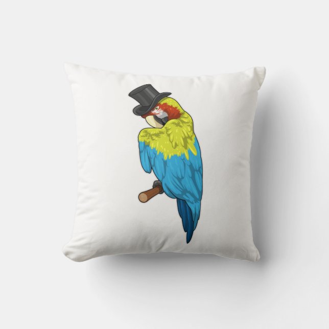 Parrot with Cylinder Cushion (Front)