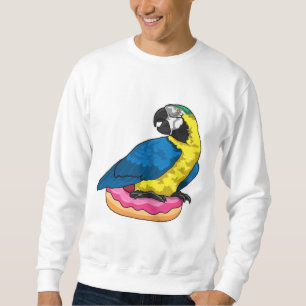 Parrot with Donut Sweatshirt