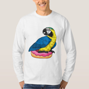 Parrot with Donut T-Shirt