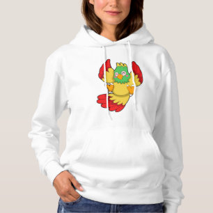 Parrot with green Head Hoodie