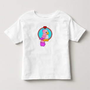 Parrot with Heart Toddler T-Shirt