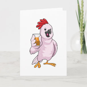 Parrot with Juice Card