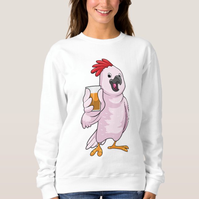Parrot with Juice Sweatshirt (Front)