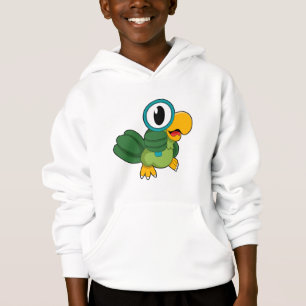 Parrot with Magnifying glass