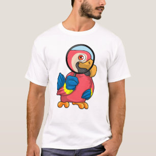 Parrot with Magnifying glass T-Shirt