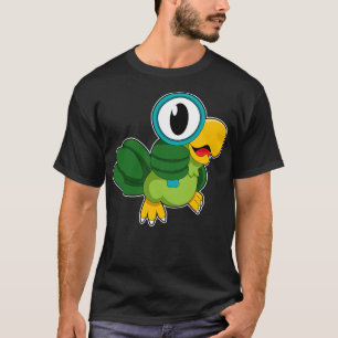 Parrot with Magnifying glass T-Shirt