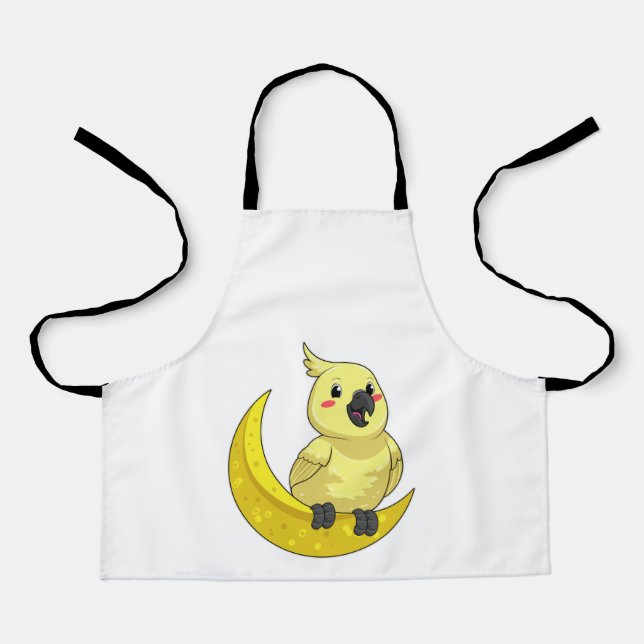 Parrot with Moon Apron (Front)